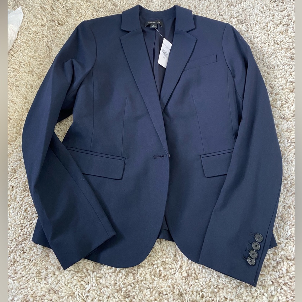 Ann Taylor Navy Skirt Suit - NWT